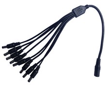 8 Fach DC Verteilerkabel bis