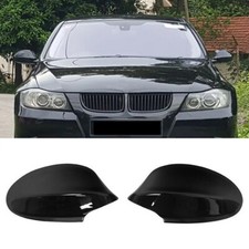 Glanz schwarz spiegelkappen - 2x,
