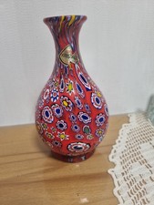 Murano  „Millefiori" Vase 18cm