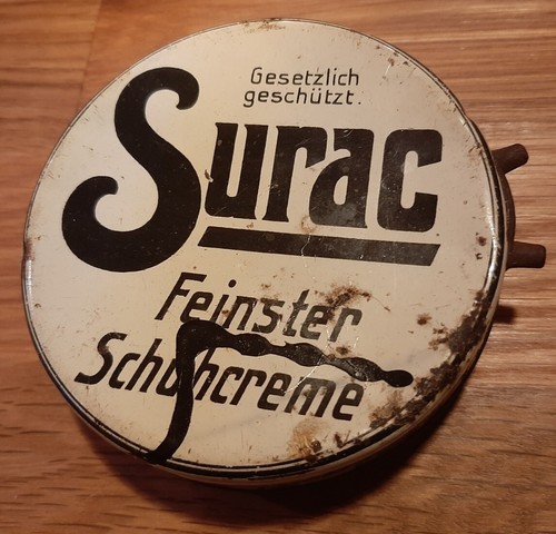 Alte blechdose schuhcreme - alte,
