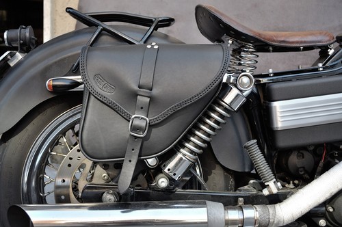 Leder satteltasche rechte - leder,