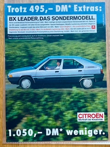 Citroen leader sondermodell - bx,