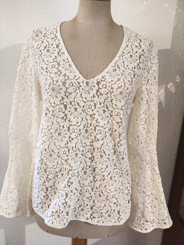 Zara spitzenbluse bluse spitze - zara,