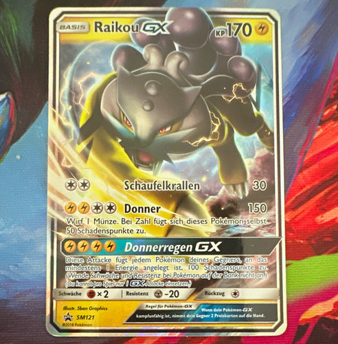 Pokémon tcg raikou - pokémon, sm121