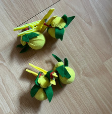 4x Tischdeckenhalter - Zitronen - Tischtuch - Beschwerer - Gewicht