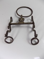 Uralter Kandare Trense Geschmiedetem Eisen Pferdegebiss Reitstall 19.JHD