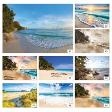 Vliestapete Fototapete Tapete Vlies Strandfoto Meer Seeblick Strand Sonne FW065