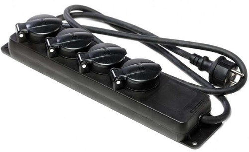 Robuste fach aussen - 4-fach, schuko