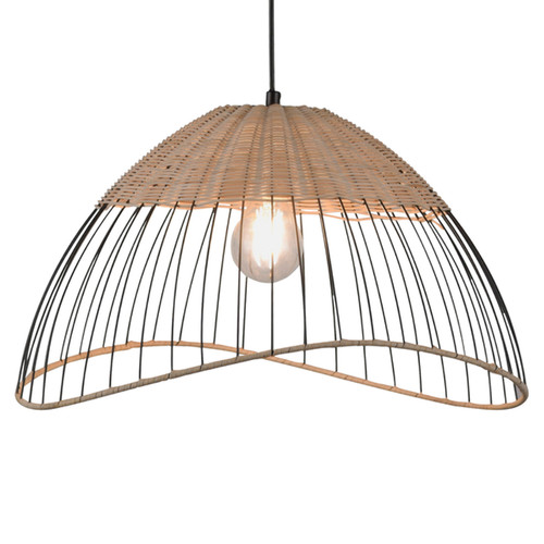 Pendelleuchte reed rattan - reed,