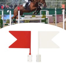 2x Equestrian Direction Fahnen