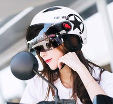 Motorrad Roller Matte White