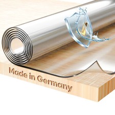 Glasklar Folie 2 mm + abgeschrägte Kante, transparente Tischdecke Tischschutz