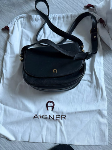 Aigner schultertasche schwarz - schultertasche,
