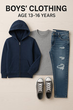 5 kg Jungen Kleidung 13-16 Jahre Restposten Großhandel Paket Klasse A & B KILOS