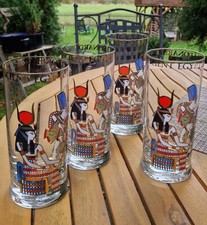 LEONARDO 4 Trink /Longdrink-Gläser Motiv Ägypten "The ancient Egyptians" ca.0,3L