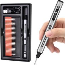 Mini Gravierstift Kabelos Holz