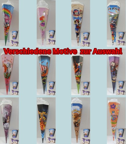Schultüte mit tüll cm - tüll, 50