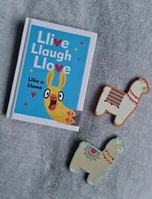 Neuheit Nagelfeile Mini Lama Geschenkset Postive Affirmation Couchtisch Buch