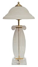 Elegante Acryl Design Tischleuchte Tischlampe Schreibtischleuchte Landhaus