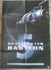 SPACECENTER BABYLON 5  (Raumschiff)  -  Videoposter  A1   unbenutzt     gefaltet