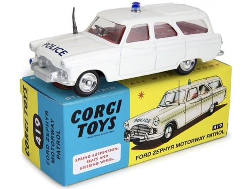 Corgi toys ford zephyr police - ford,