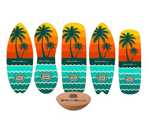 Brunelli balance board set - board,