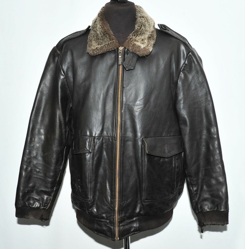 Vintage alpha industries leder - alpha,