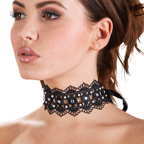 Sexy halsband schwarz mit - halsband,