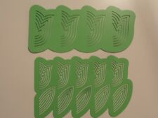 2 Lacé Schablonen Tulpen Ostern Frühling Kars Schneideschablone f.Karten