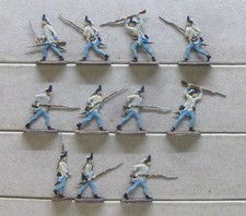 11 Zinnfiguren Österreich-Ungarn 1750 Infanterie 7jähriger Krieg 30mm bemalt