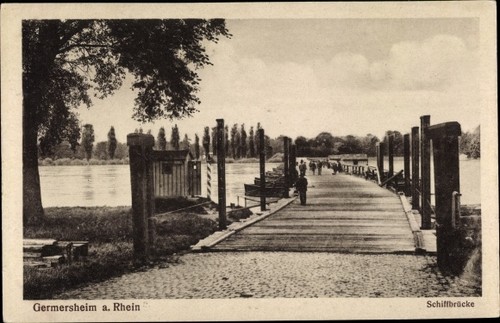 Germersheim rhein - ak,