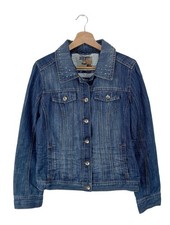 CECIL Jeansjacke Damen Jacke Gr. DE 38 blau Casual-Look