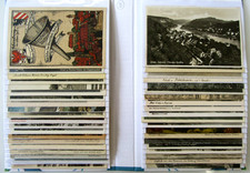 DEUTSCHLAND Sammlung 80 x Postkarten mit Album ~1905-1945 old Postcards Germany
