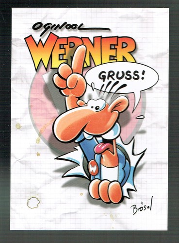 Werner comic - ak, (von