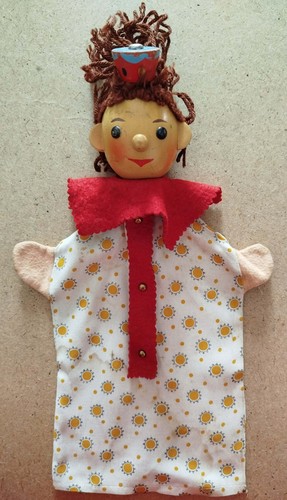 Holz-Handpuppen-Figur