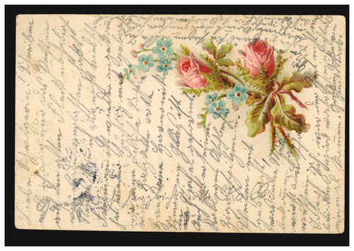 Blumen rosen und veilchen - rosen,