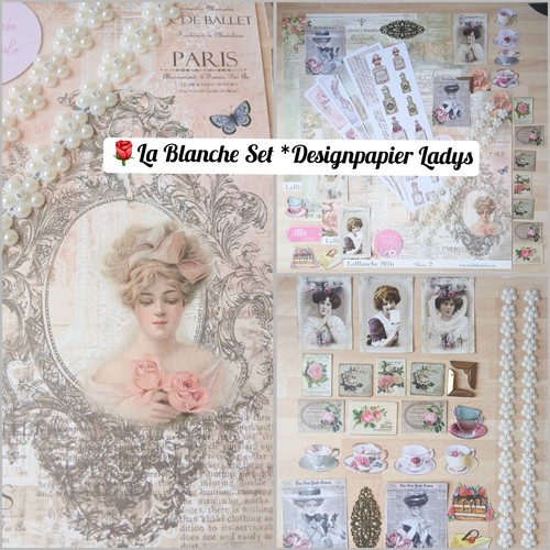 Blanche designpapier - 💞la,