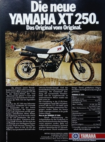 Yamaha 250 die originale - yamaha,