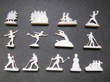 Alte Margarine Figuren "Winterfreuden"