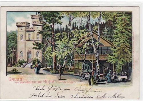 Gruss von der - , schönen