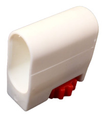 Bodengleiter 35x20mm in weiß