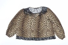 Zara Damenbluse beige