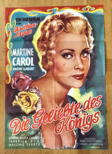 Die Geliebte des Königs (österr. Kinoplakat '50er) - Martine Carol