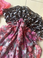 2 XXL TÜCHER H&M ‼️ VINTAGE BUNT LEO BLUMEN ect