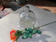 Vintage käseglocke glas - vintage, käseglocke,