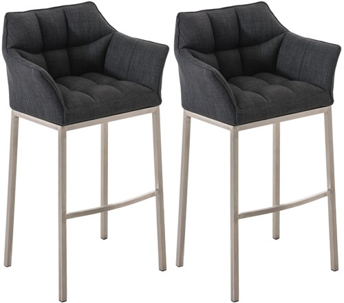 2er set barhocker damaso stoff - set,