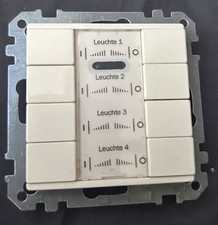 Merten Taster 4f. plus pws/gl 617519 Bussystem-Tastsensoren Taster KNX ein 