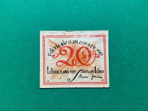 Pfennig 1921 lübeck - 1921,