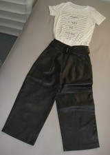 ESPRIT Hose Echt-Leder Gr.34