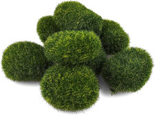 Künstliche Moos Steine Grün 8 Stück Deko Steine Garten Terrarium Pflanzen